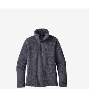 Los Gatos Patagonia fluffy smoulder blue jacket